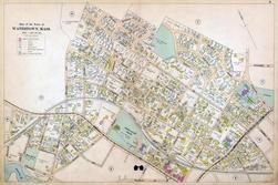 Plate 003 - Watertown, Saltonstall Park, Charles River, Watertown - Belmont - Arlington - Lexington 1898